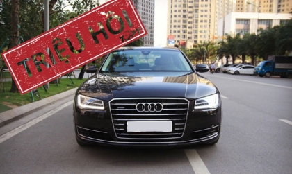 Triệu hồi Audi A8L tại Việt Nam