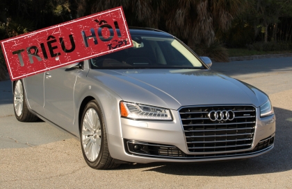 Triệu hồi Audi A8 tại Việt Nam có nguy cơ chết máy