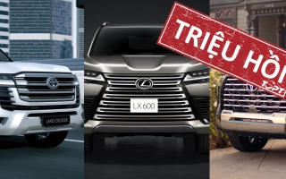 Lexus LX 600 và Toyota Land Cruiser 300 tiếp tục bị triệu hồi, lần này do lỗi động cơ