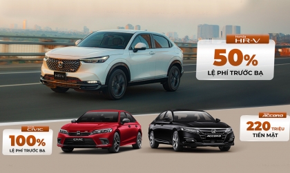 Honda chơi lớn, giảm tới 220 triệu đồng cho các dòng xe ô tô tại Việt Nam