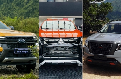 Ford Ranger Wildtrak, Mitsubishi Triton Athlete và Nissan Navara Pro4X - Bán tải nào cho bạn?