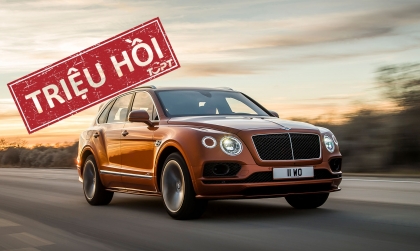 Triệu hồi Bentley Bentayga tại Việt Nam do lỗi rò rỉ nhiên liệu