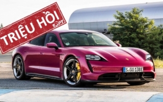 Triệu hồi hàng loạt xe Porsche Taycan do lỗi phanh