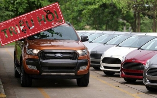 Ford Việt Nam triệu hồi 9.800 xe bán tải Ranger