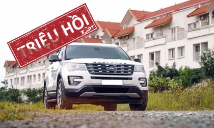 Ford triệu hồi hơn 670 chiếc Explorer tại Việt Nam để thay tay đòn sau