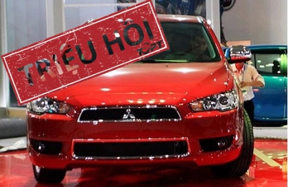 Triệu hồi Mitsubishi Outlander và Lancer tại Việt Nam