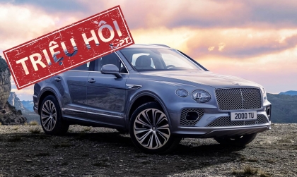 Triệu hồi Bentley Bentayga do lỗi hệ thống tiếp liệu