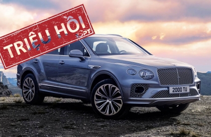 Triệu hồi Bentley Bentayga do lỗi hệ thống tiếp liệu