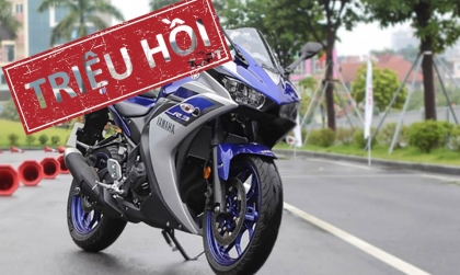 Yamaha triệu hồi xe YZF-R3 tại Việt Nam