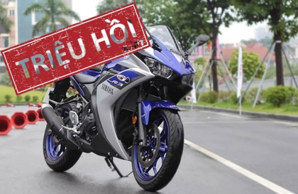 Yamaha triệu hồi xe YZF-R3 tại Việt Nam