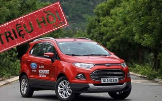 Ford Việt Nam triệu hồi hơn 720 chiếc Ecosport