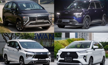 Phân khúc MPV 5+2 giá rẻ: KIA Carens đối đầu Hyundai Stargazer, Mitsubishi Xpander và Toyota Veloz