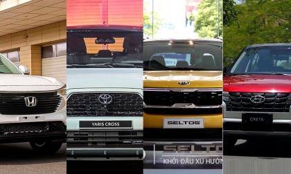 Toyota Yaris Cross, Honda HR-V, Hyundai Creta và KIA Seltos - Đâu là lựa chọn của bạn?