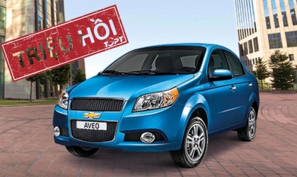 General Motors triệu hồi hơn 1.200 chiếc Aveo tại Việt Nam
