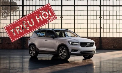 Triệu hồi Volvo XC40 do vấn đề của cụm đèn hậu