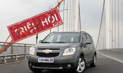 Triệu hồi xe Chevrolet Orlando tại Việt Nam vì kẹt nút khởi động