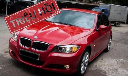 Triệu hồi 885 chiếc BMW 3-series tại Việt Nam