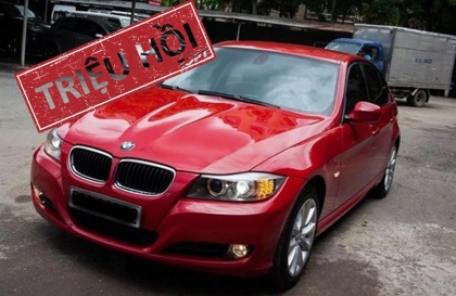 Triệu hồi 885 chiếc BMW 3-series tại Việt Nam