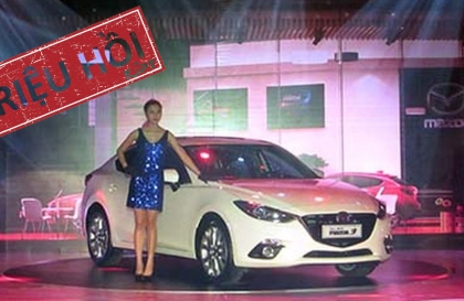 Trường Hải chính thức triệu hồi xe Mazda3