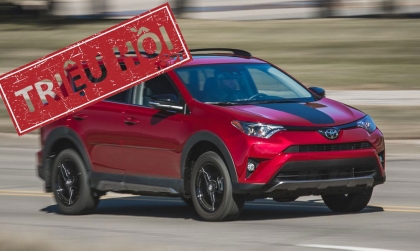 Triệu hồi hơn 2,1 triệu chiếc Toyota RAV4 do lỗi ắc-quy