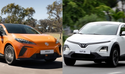 So sánh SUV đô thị thuần điện: MG4 cạnh tranh thế nào với VinFast VF 6?