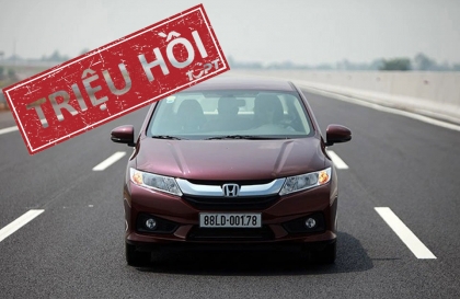 Honda Việt Nam tiếp tục triệu hồi City vì lỗi túi khí