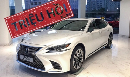 Triệu hồi Lexus LS500 và LS500h tại Việt Nam vì lốp Runflat