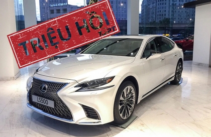 Triệu hồi Lexus LS500 và LS500h tại Việt Nam vì lốp Runflat