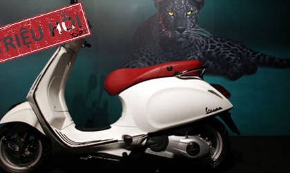 Triệu hồi hơn 10 nghìn xe Vespa tại Việt Nam