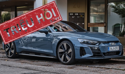 Audi triệu hồi hàng loạt xe e-tron GT trên toàn cầu do lỗi phanh