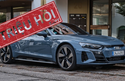 Audi triệu hồi hàng loạt xe e-tron GT trên toàn cầu do lỗi phanh