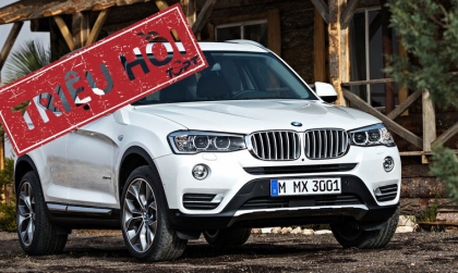 Triệu hồi BMW X3 tại Mỹ do lỗi túi khí