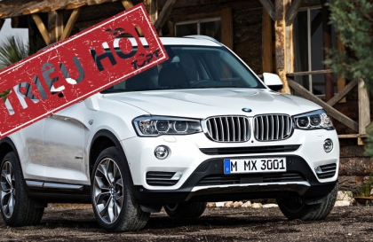 Triệu hồi BMW X3 tại Mỹ do lỗi túi khí