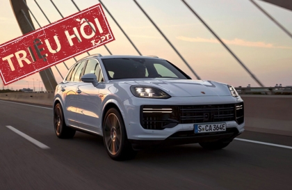 Porsche Cayenne bị triệu hồi do vấn đề hệ thống treo