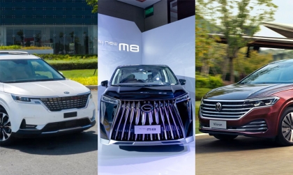 Phân khúc MPV cỡ lớn: Vì sao người tiêu dùng phải chọn GAC M8 khi đã có KIA Carnival và Volkswagen Viloran?