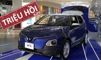 VinFast triệu hồi VF 5 Plus và VF e34 vì nguy cơ giảm khả năng chống nước hệ thống lưu trữ pin