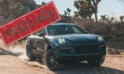 Porsche mở rộng triệu hồi Cayenne ra toàn cầu do vấn đề hệ thống treo