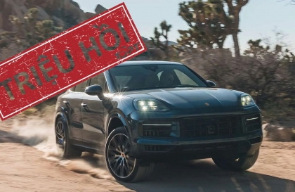 Porsche mở rộng triệu hồi Cayenne ra toàn cầu do vấn đề hệ thống treo