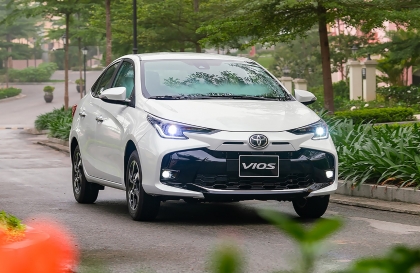 Bảng giá xe Toyota tháng 9/2024: Toyota Vios được ưu đãi 50% lệ phí trước bạ