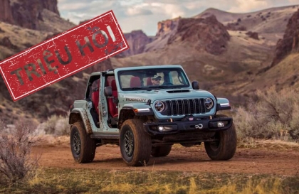 Triệu hồi Jeep Wrangler do lỗi cụm đồng hồ 