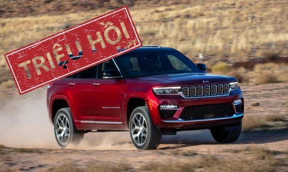 Triệu hồi Jeep Grand Cherokee trên toàn cầu do túi khí không bung 