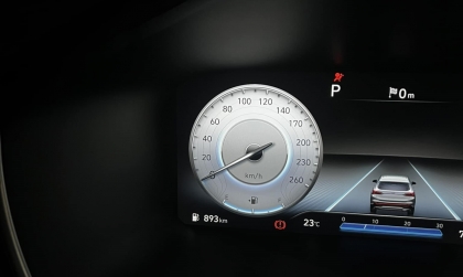 Làm sao tắt được ký hiệu màu đỏ trên chữ P của đồng hồ Santa Fe?