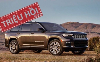 Jeep Grand Cherokee L chính thức bị triệu hồi tại Việt Nam do lỗi phuộc sau