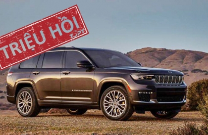 Jeep Grand Cherokee L chính thức bị triệu hồi tại Việt Nam do lỗi phuộc sau