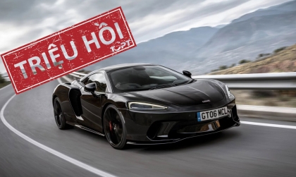 Triệu hồi McLaren GT do nguy cơ tự bung nắp ca-pô