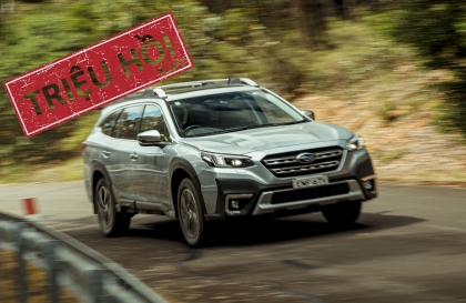 Triệu hồi Subaru Outback trên toàn cầu do lỗi hộp số