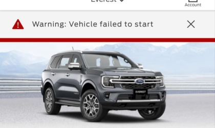 Fordpass bị lỗi trên Everest thế này do vấn đề gi?