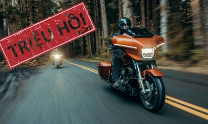 Harley-Davidson thực hiện hai đợt triệu hồi lên tới gần 55.000 xe
