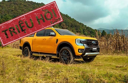 Triệu hồi loạt xe Ford Ranger do lỗi hệ thống treo