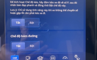 VinFast VF 3 thường tự bật chế độ bám đường, làm sao để tắt đi?